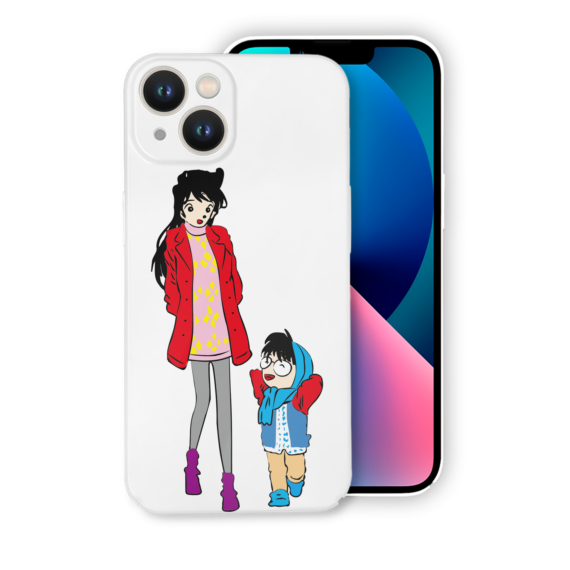（画像用） 名探偵コナン 江戸川 コナン Detective Conan Conan Edogawa 【iPhone 14シリーズ対応】ハードケース